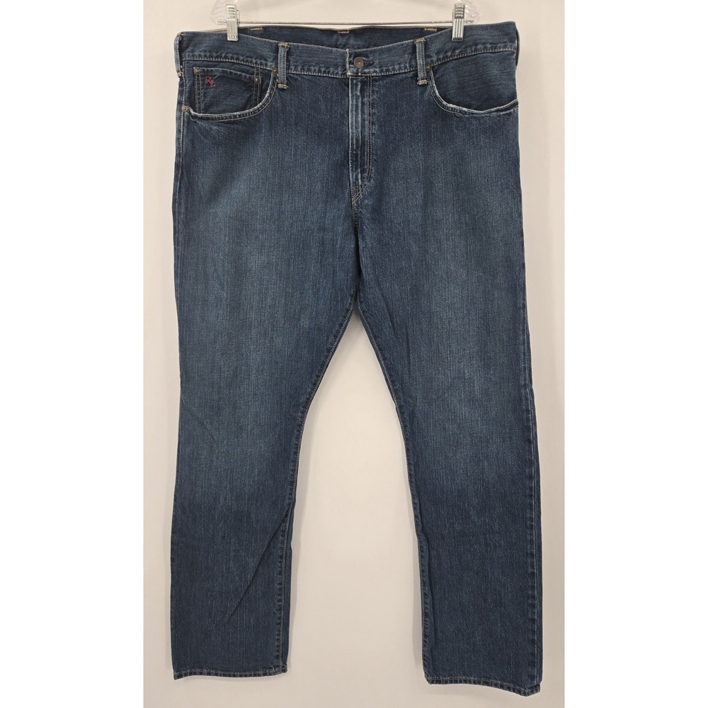 Polo Ralph Lauren Jeans Mens 40x34 (42x34) Blue‎ Hampton Straight Fit Denim